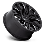 Fuel 1Pc D803 Flame 20X9 +1 Gloss Black Milled