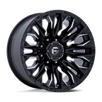 Fuel 1Pc D803 Flame 20X9 +20 Gloss Black Milled
