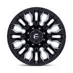 Fuel 1Pc D803 Flame 20X9 +1 Gloss Black Milled