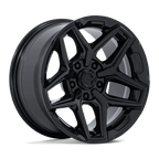 Fuel 1Pc Flux 17X9 -12 Gloss Black