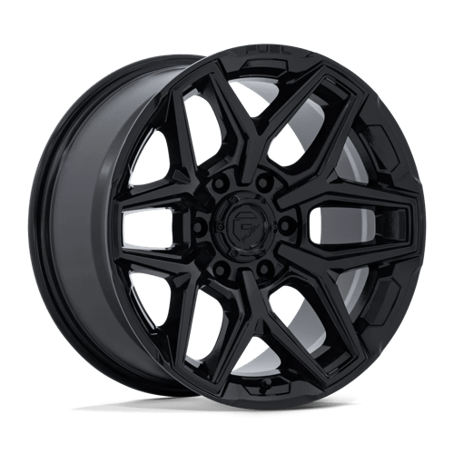 Fuel 1Pc Flux 17X9 -12 Gloss Black
