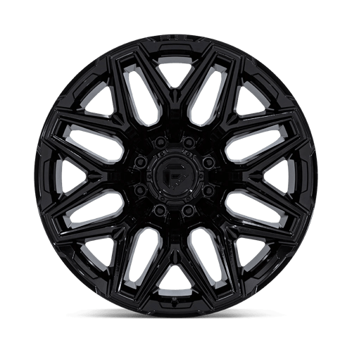 Fuel 1Pc Flux 20X10 -18 Gloss Black