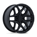 Fuel 1PC FLUX 20X8.5 +45 GLOSS BLACK