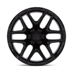 Fuel 1Pc Flux 22X10 -18 Gloss Black