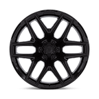 Fuel 1Pc Flux 22X12 -44 Gloss Black