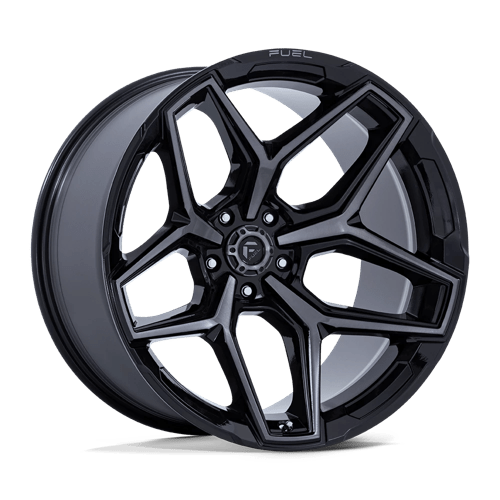 Fuel 1Pc Flux 17X9 -12 Gloss Black Brush Fc Gray Dddt