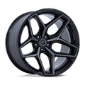 Fuel 1Pc Flux 20X9 +20 Gloss Black Brush Fc Gray Dddt