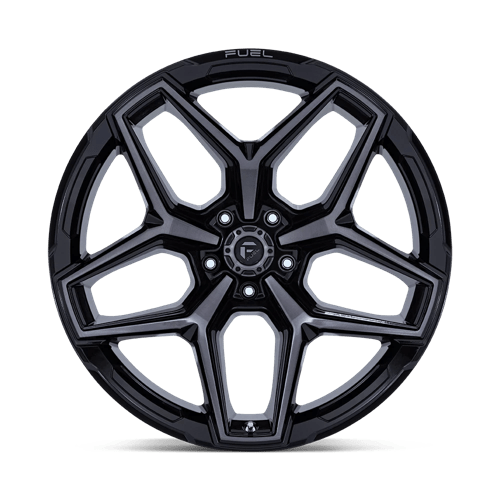 Fuel 1Pc Flux 17X9 +1 Gloss Black Brush Fc Gray Dddt