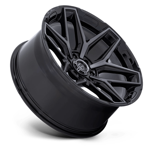 Fuel 1Pc Flux 18X9 +1 Gloss Black Brush Fc Gray Dddt