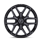 Fuel 1Pc Flux 22X9.5 +20 Gloss Black Brush Fc Gray Dddt