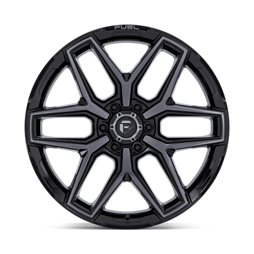 Fuel 1Pc Flux 20X9 +20 Gloss Black Brush Fc Gray Dddt