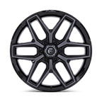 Fuel 1Pc Flux 18X9 +1 Gloss Black Brush Fc Gray Dddt