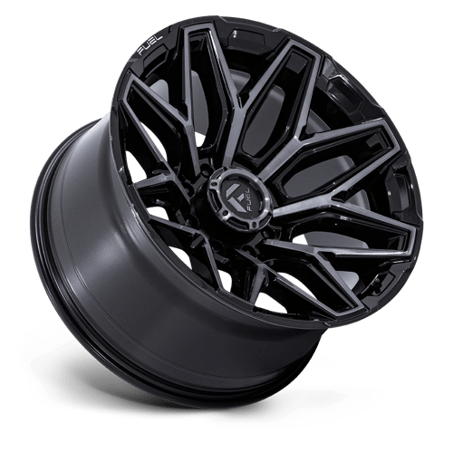 Fuel 1Pc Flux 20X9 +1 Gloss Black Brush Fc Gray Dddt