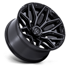 Fuel 1Pc Flux 20X10 -18 Gloss Black Brush Fc Gray Dddt