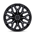 Fuel 1Pc Flux 22X12 -44 Gloss Black Brush Fc Gray Dddt