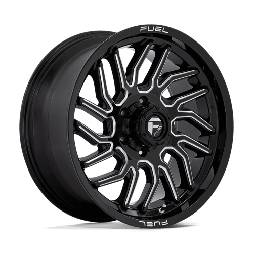 Fuel 1Pc D807 Hurricane 20X9 +20 Gloss Black Milled