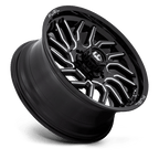 Fuel 1Pc D807 Hurricane 20X9 +20 Gloss Black Milled