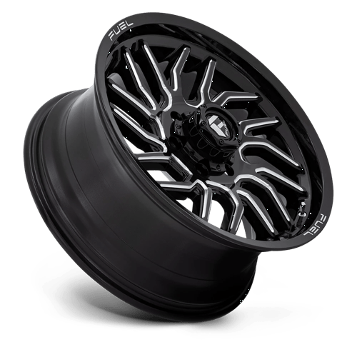 Fuel 1Pc D807 Hurricane 20X9 +20 Gloss Black Milled
