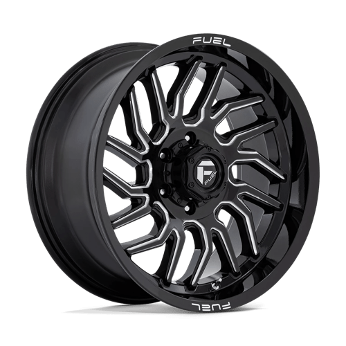 Fuel 1Pc D807 Hurricane 20X9 +1 Gloss Black Milled