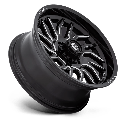 Fuel 1Pc D807 Hurricane 20X9 +1 Gloss Black Milled