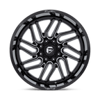 Fuel 1Pc D807 Hurricane 24X12 -44 Gloss Black Milled