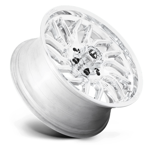 Fuel 1Pc D809 Hurricane 20X9 +1 Polished Milled