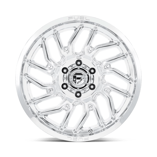 Fuel 1Pc D809 Hurricane 20X9 +1 Polished Milled