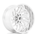Fuel 1Pc D809 Hurricane 24X12 -44 Polished Milled
