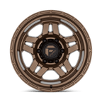 Fuel 1Pc D800 Oxide 17X9 -38 Matte Bronze