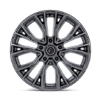 Fuel 1Pc D848 Rebar 20X10 -18 Matte Gunmetal