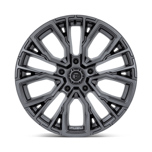 Fuel 1Pc D848 Rebar 20X10 -18 Matte Gunmetal