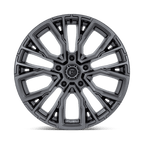 Fuel 1Pc D848 Rebar 20X10 -18 Matte Gunmetal
