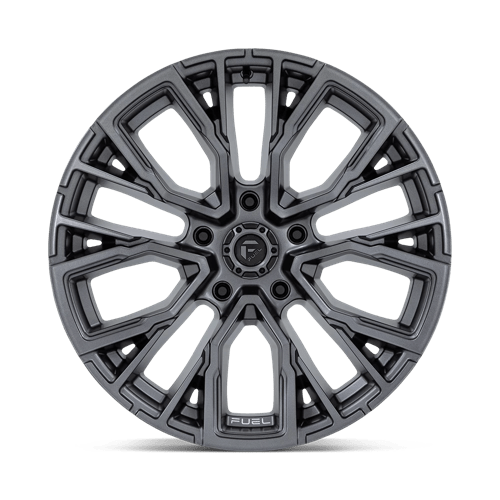 Fuel 1Pc D848 Rebar 20X10 -18 Matte Gunmetal