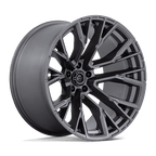 Fuel 1Pc D848 Rebar 22X12 -44 Matte Gunmetal