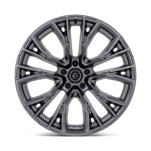 Fuel 1Pc D848 Rebar 22X12 -44 Matte Gunmetal