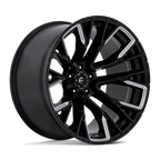 Fuel 1Pc D849 Rebar 22X12 -44 Gloss Black Milled