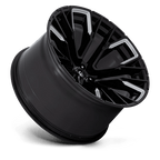 Fuel 1Pc D849 Rebar 22X12 -44 Gloss Black Milled