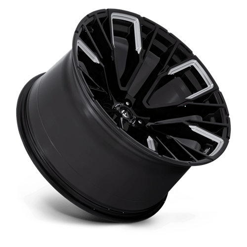 Fuel 1Pc D849 Rebar 22X12 -44 Gloss Black Milled