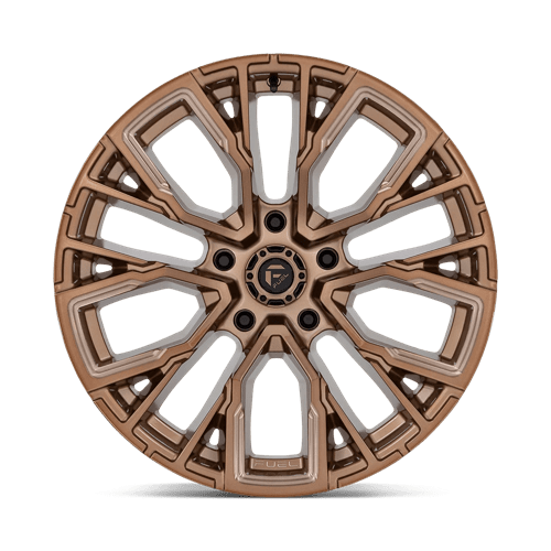 Fuel 1Pc D850 Rebar 20X10 -18 Platinum Bronze Milled