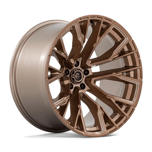Fuel 1Pc D850 Rebar 22X12 -44 Platinum Bronze Milled