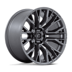 Fuel 1Pc D848 Rebar 20X9 +20 Matte Gunmetal