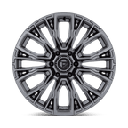 Fuel 1Pc D848 Rebar 20X10 -18 Matte Gunmetal