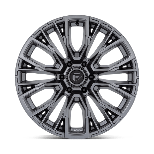 Fuel 1Pc D848 Rebar 20X9 +20 Matte Gunmetal