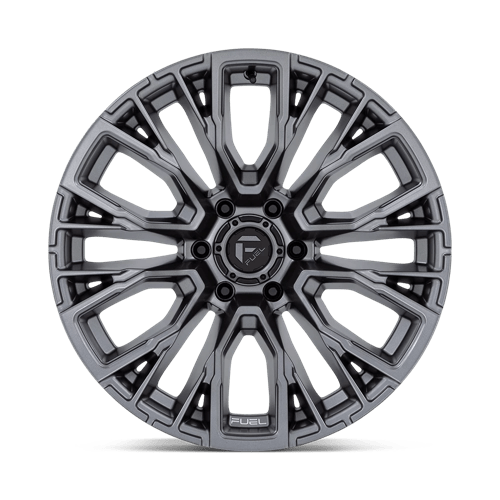 Fuel 1Pc D848 Rebar 20X10 -18 Matte Gunmetal