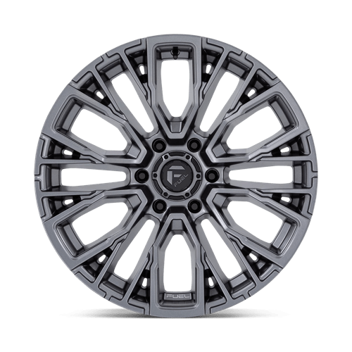 Fuel 1Pc D848 Rebar 20X9 +1 Matte Gunmetal