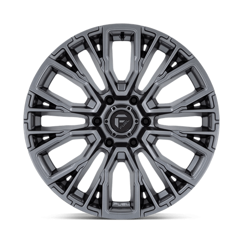 Fuel 1Pc D848 Rebar 20X9 +20 Matte Gunmetal