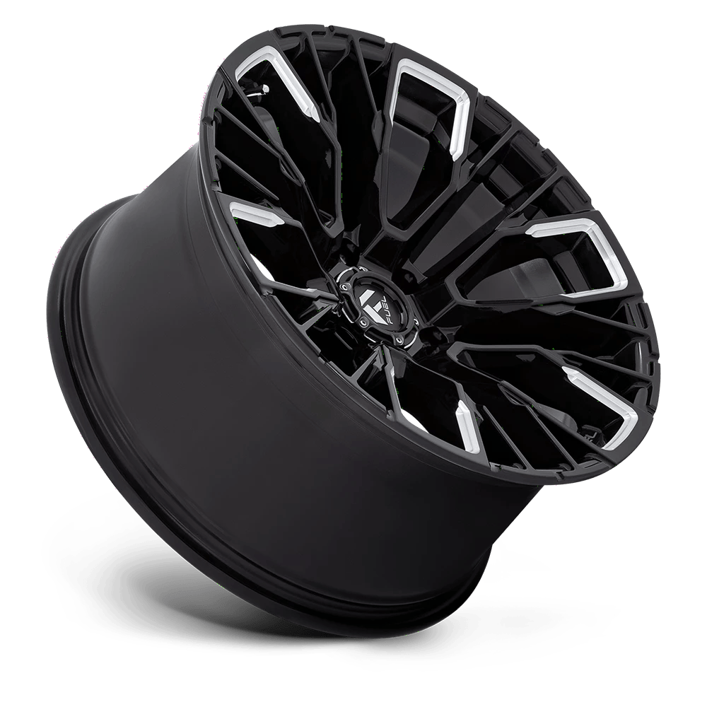 Fuel 1Pc D849 Rebar 22X9.5 +0 Gloss Black Milled