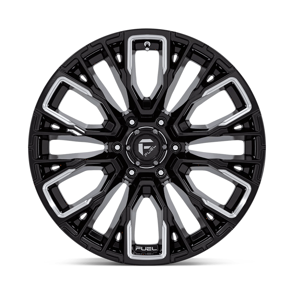 Fuel 1Pc D849 Rebar 22X9.5 +0 Gloss Black Milled