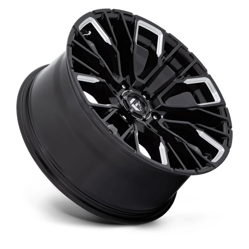 Fuel 1Pc D849 Rebar 20X9 +1 Gloss Black Milled