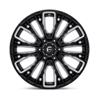 Fuel 1Pc D849 Rebar 20X9 +1 Gloss Black Milled